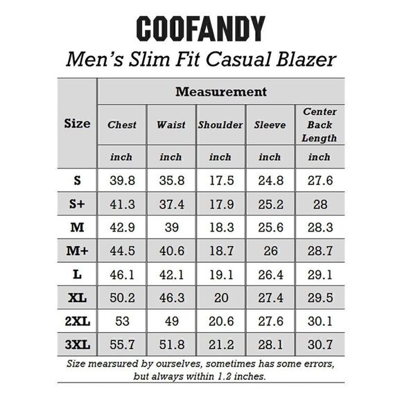 COOFANDY Men's Blazer Casual Sport Coats Slim Fit One Button Suit Jacket - Picture 4 of 16